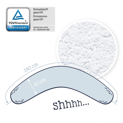 Julius Zöllner Stillkissen Jersey 190, Leafy