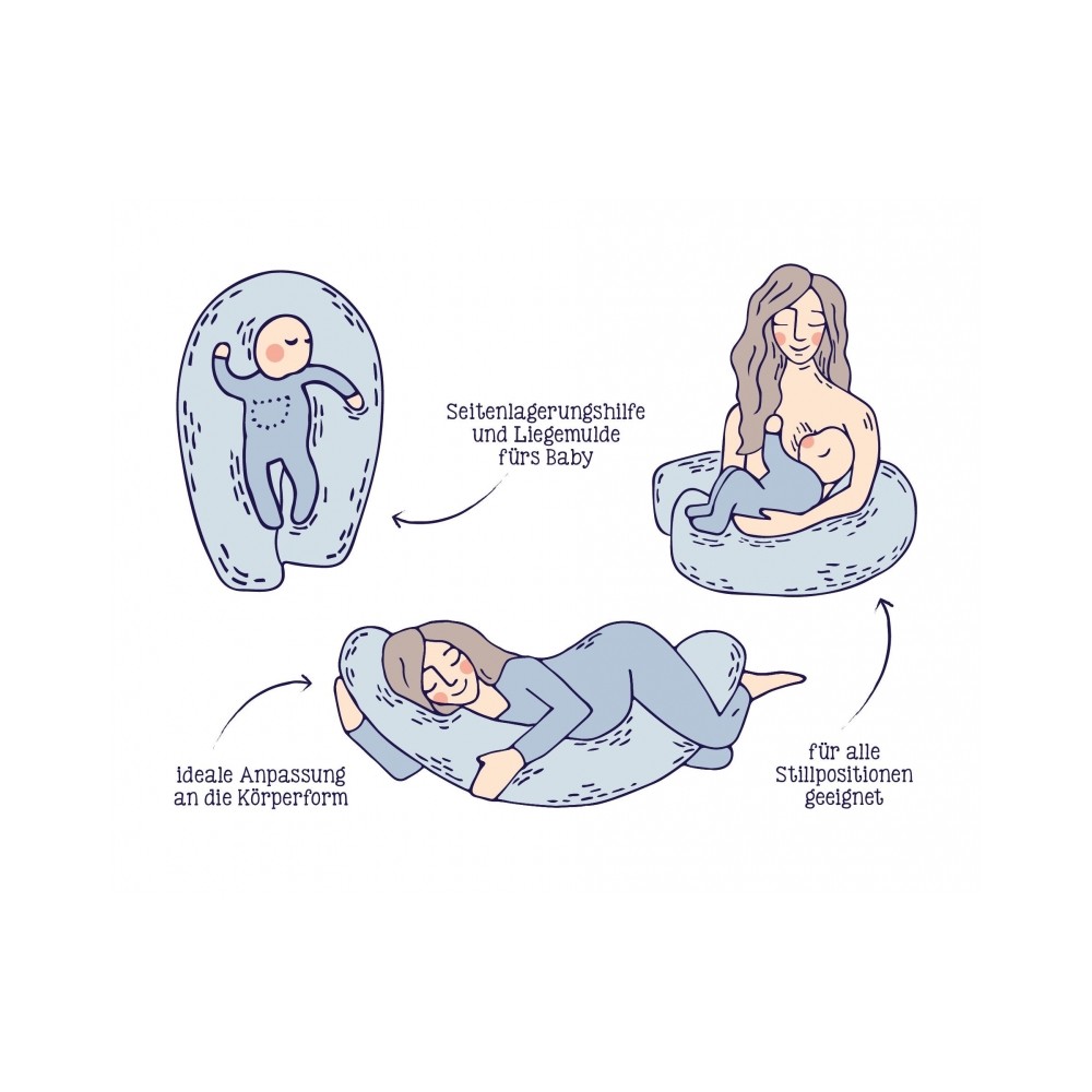 Julius Zöllner Stillkissen Nappi 190, Rainbow