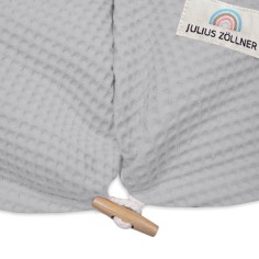 Julius Zöllner Stillkissen Nappi Waffelpiqué 190, Light Grey