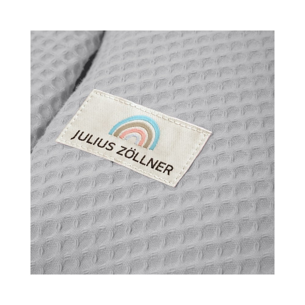 Julius Zöllner Stillkissen Nappi Waffelpiqué 190, Light Grey