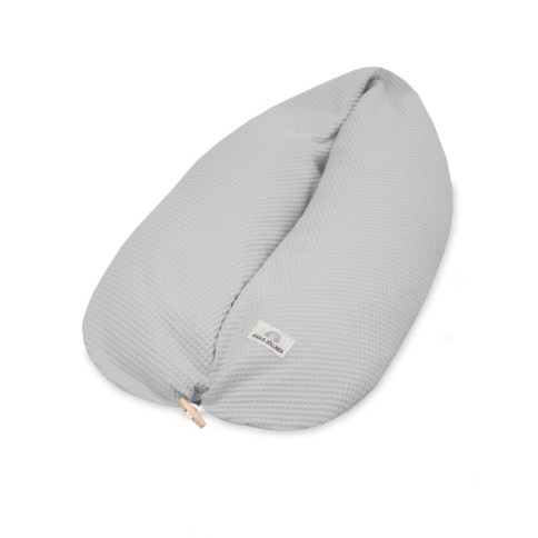 Julius Zöllner Stillkissen Nappi Waffelpiqué 190, Light Grey