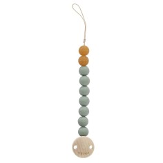 Schnullerkette aus Naturkautschuk, Moss Green