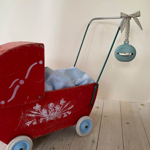 Hevea Schnullerbox aus Naturkautschuk, Moss Green