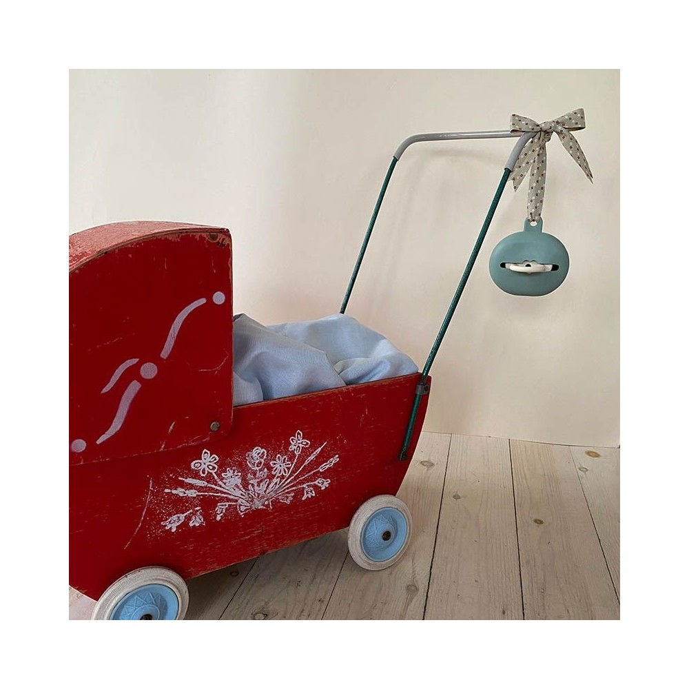 Hevea Schnullerbox aus Naturkautschuk, Moss Green