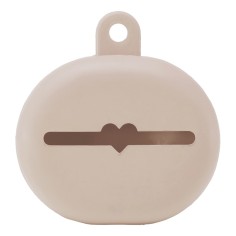 Hevea Schnullerbox aus Naturkautschuk, Sandy Nude