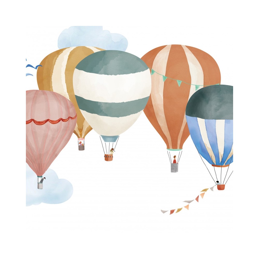 MIMIlou Wandsticker, Heissluftballone