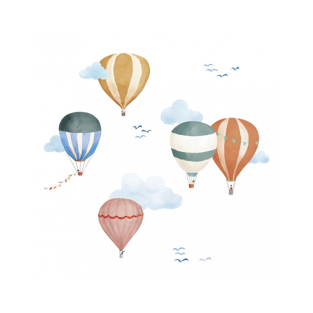 MIMIlou Wandsticker, Heissluftballone