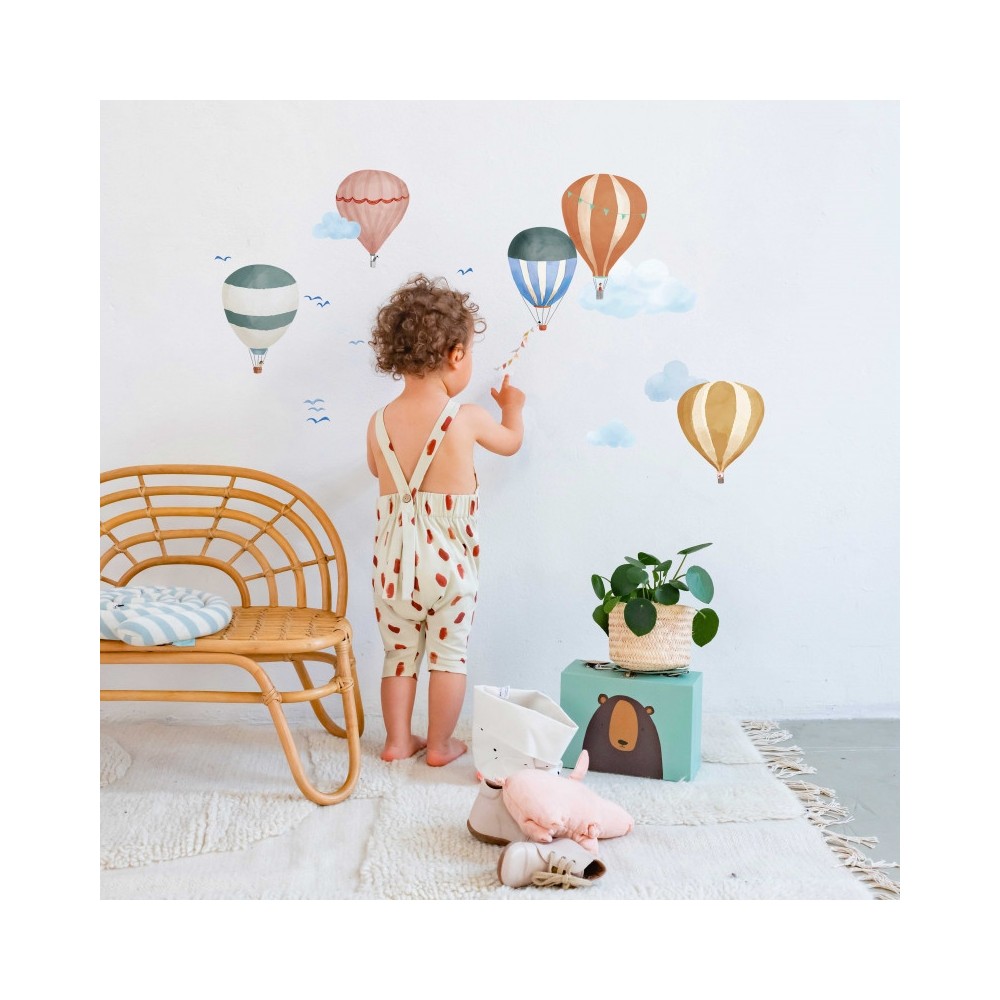 MIMIlou Wandsticker, Heissluftballone