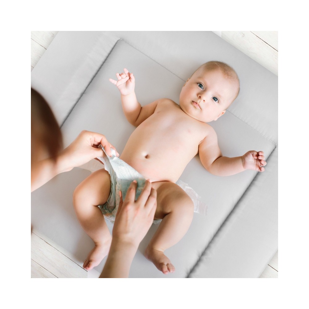 Softy Wickelauflage, Folie Uni Hellgrau