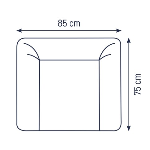 Softy Wickelauflage, Folie Uni Weiß