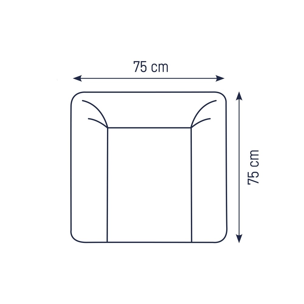 Softy Wickelauflage, Folie Uni Weiß