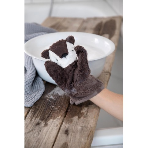 Sebra Frottee-Waschhandschuh-Set Milo, Powder Blue