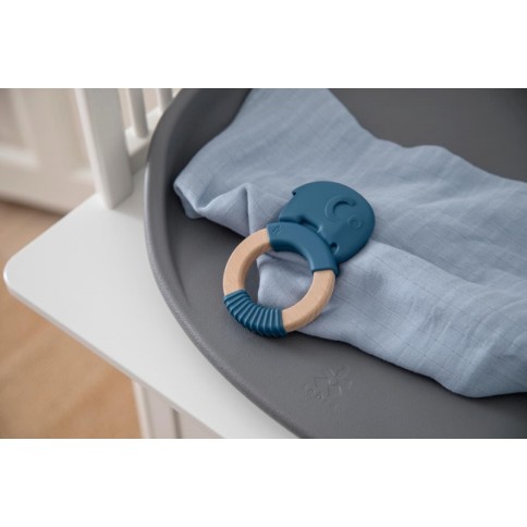 Sebra Beissring auf Holzring Fanto, Nordic Blue