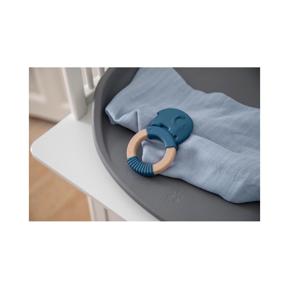 Sebra Beissring auf Holzring Fanto, Nordic Blue