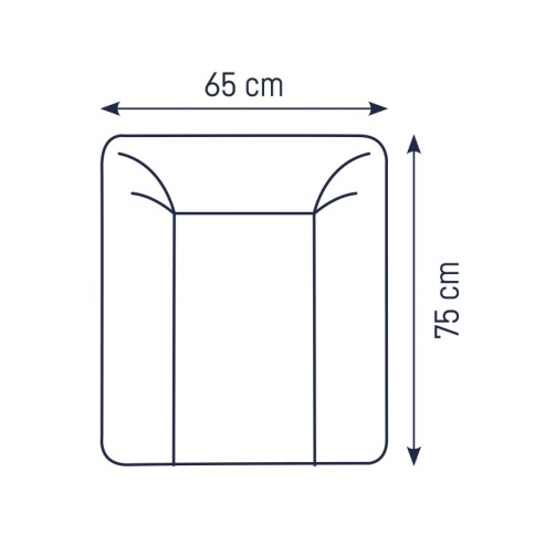 Softy Wickelauflage, Folie Star Beige