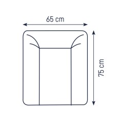 Softy Wickelauflage, Folie Star Beige