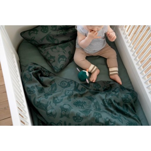 Bettwäsche Baby, Forest - Bottle Green