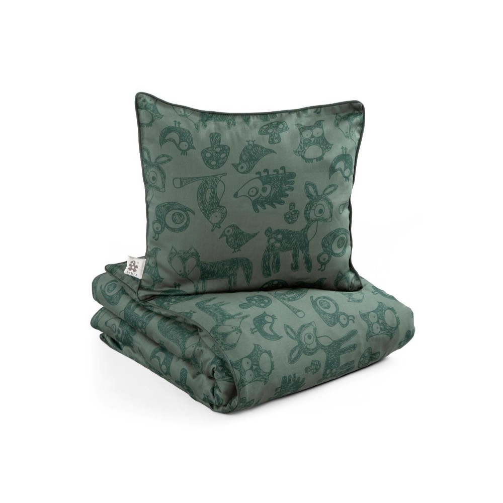Bettwäsche Baby, Forest - Bottle Green
