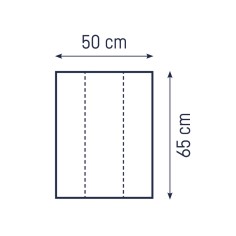 2-Keil Mulde Wickelauflage, Folie Schlummerbande