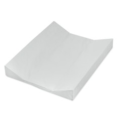 2-Keil Mulde Wickelauflage, Folie Uni Hellgrau