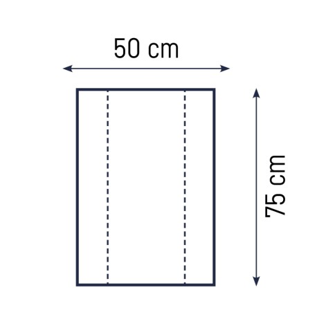 2-Keil Mulde Wickelauflage, Folie Uni Weiß
