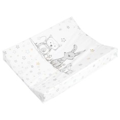 2-Keil Mulde Wickelauflage, Folie Häschen und Eule