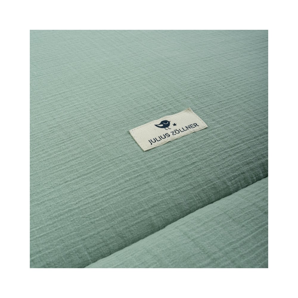 Julius Zöllner Krabbeldecke Musselin, Grün