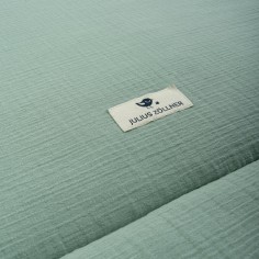 Julius Zöllner Krabbeldecke Musselin, Grün