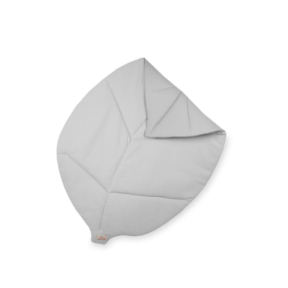 Julius Zöllner Krabbeldecke Blatt 170/110, Light Grey