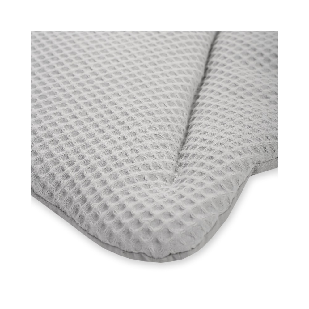 Julius Zöllner Krabbeldecke Blatt 170/110, Light Grey