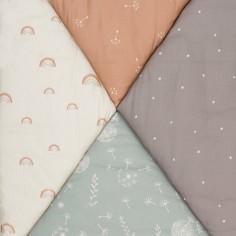 Julius Zöllner Krabbeldecke Organic 95/135, Patchwork