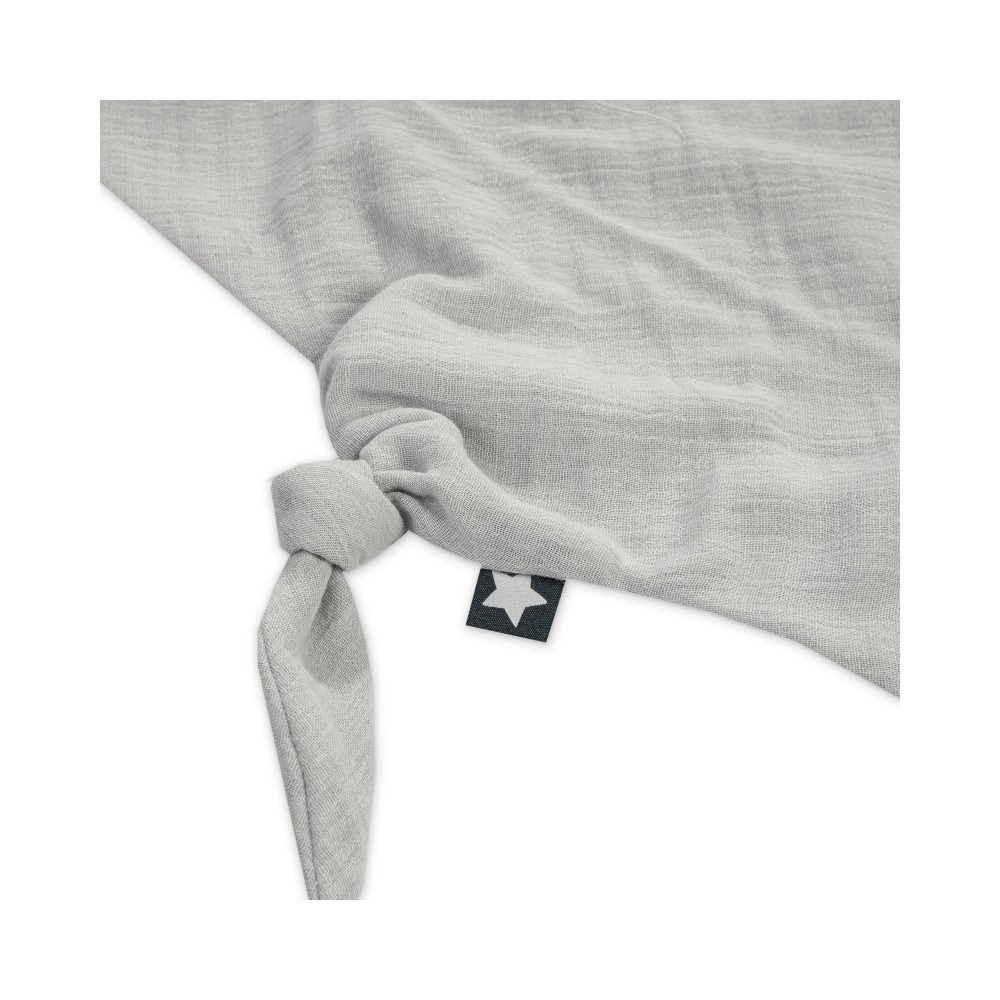 Julius Zöllner Schnuffeltuch Musselin, Grau