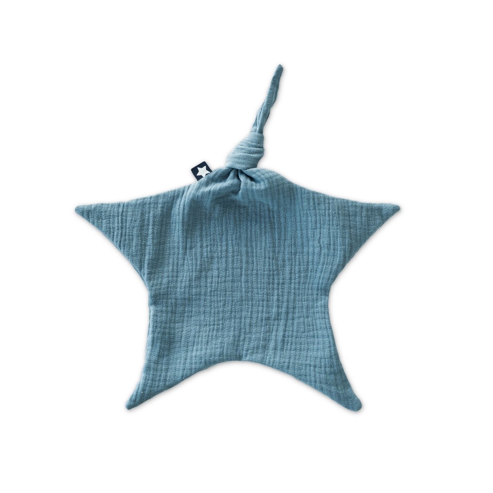 Schnuffeltuch Musselin, Blau