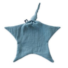 Schnuffeltuch Musselin, Blau