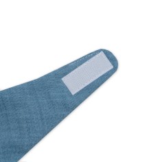Halstuch Musselin, Blau