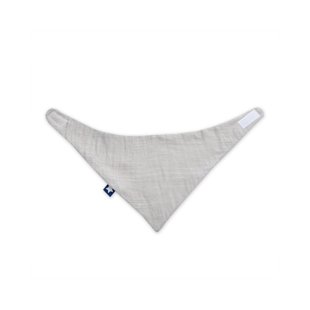 Foulard musselin, gris