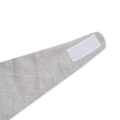 Foulard musselin, gris