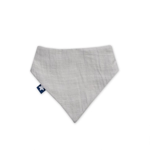 Foulard musselin, gris