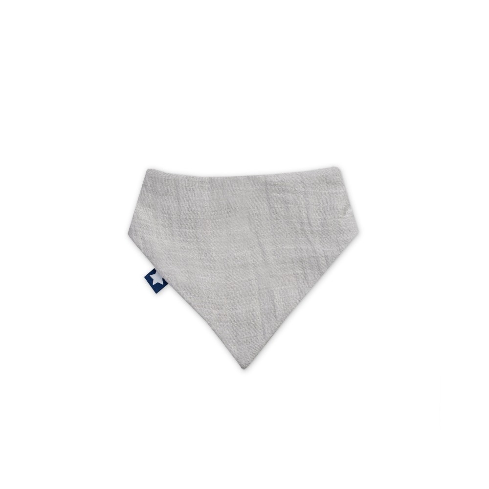Foulard musselin, gris