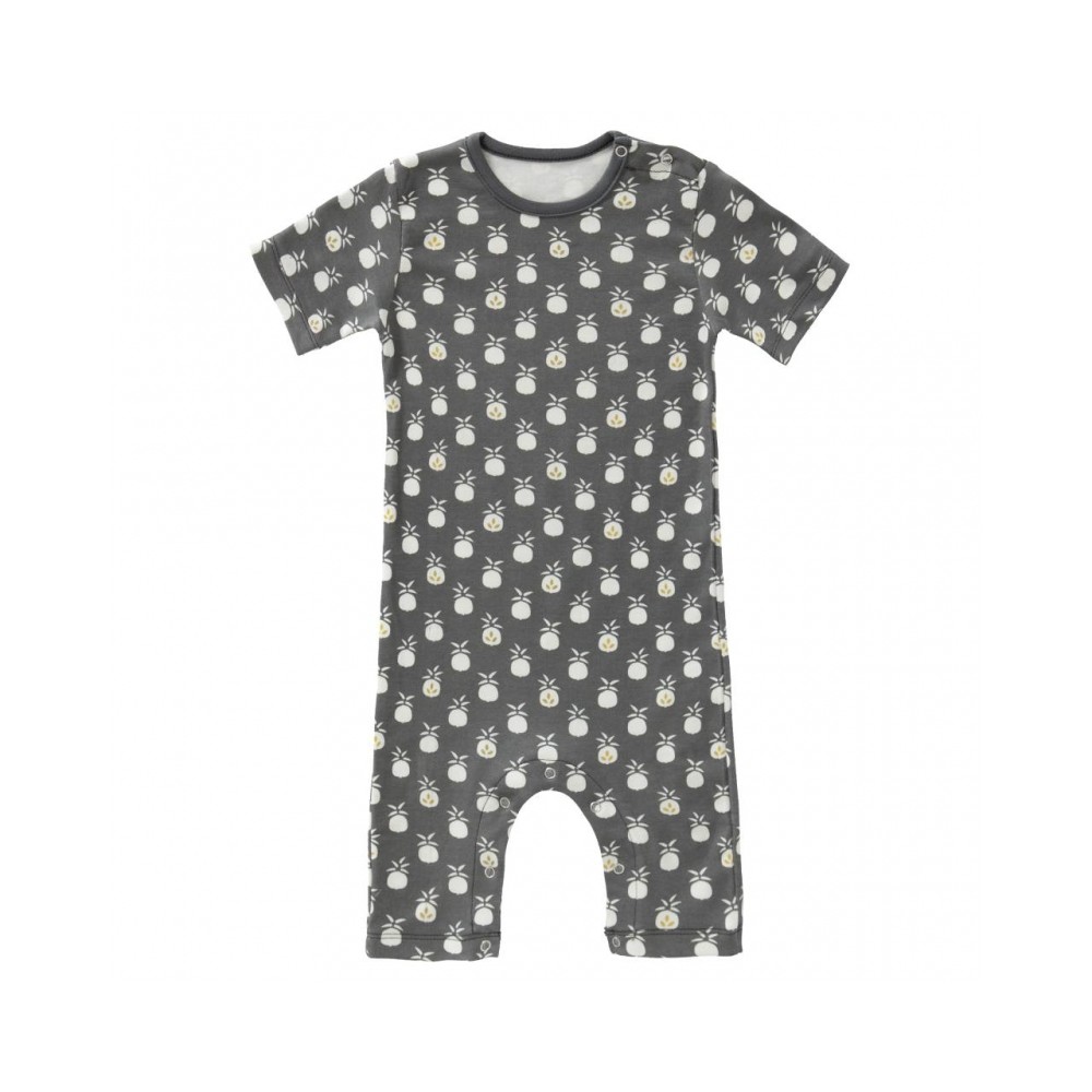 Fresk Babypyjama Bio-Baumwolle kurzarm, Pineapple