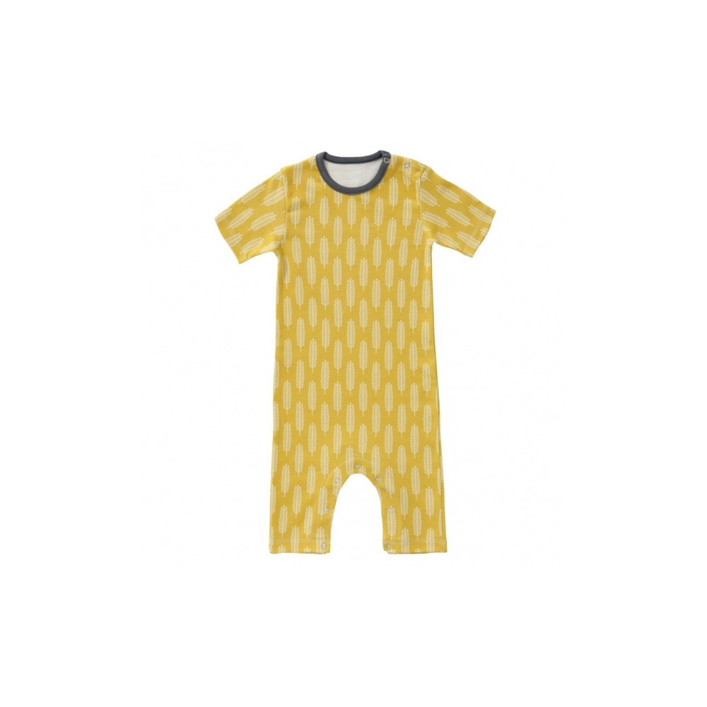 Fresk Babypyjama Coton bio manches courtes, Havre Vintage