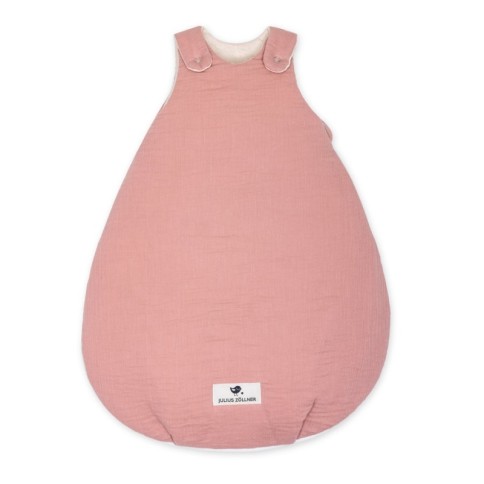Julius Zöllner Babyschlafsack Musselin 74/80, Dusty Rose