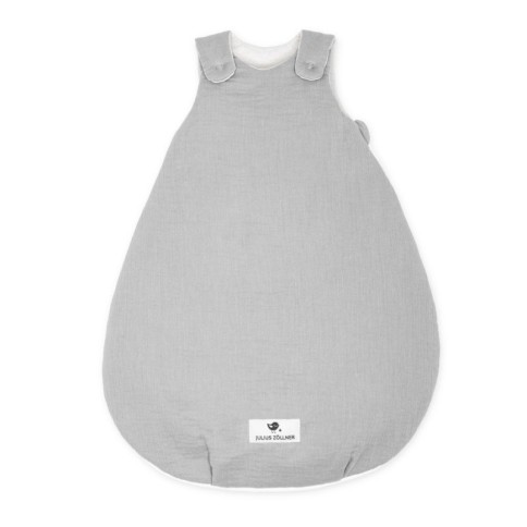 Julius Zöllner Babyschlafsack Musselin 50/56, Grau