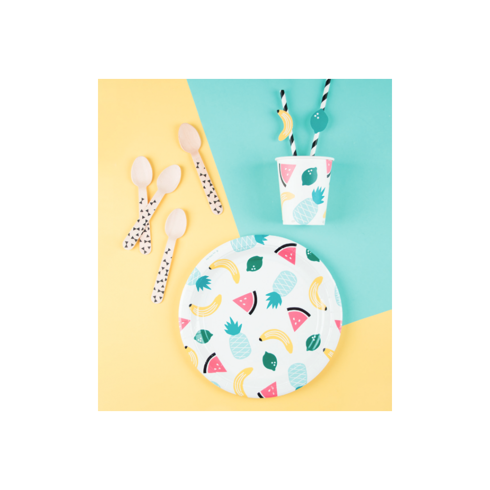 My Little Day Kartonbecher, Fruits, 8-er Pack