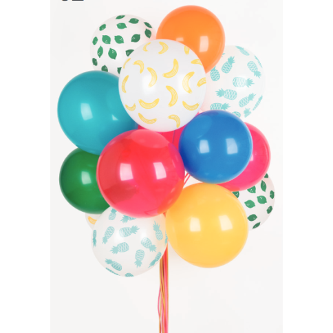 My Little Day Luftballone aus Latex, 5 Stk. - Fruits