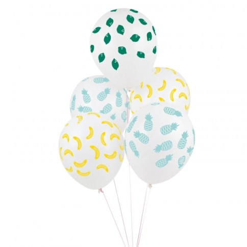 My Little Day Ballons en latex, 5 pcs. - fruits