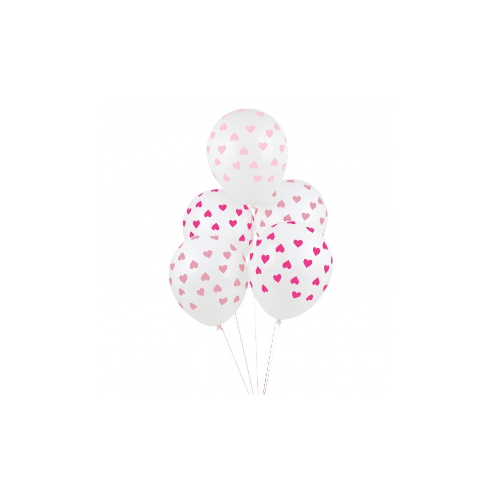 My Little Day Ballons en latex, 5 pcs. - coeurs