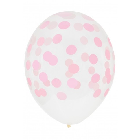 My Little Day Luftballone aus Latex, 5 Stk. - Confetti Silber