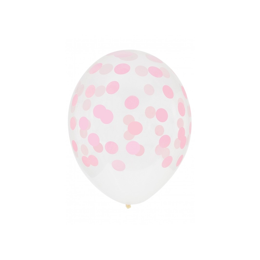 My Little Day Luftballone aus Latex, 5 Stk. - Confetti Silber