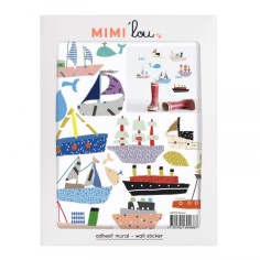 Autocollants muraux Mimilou juste une touche, bateau
